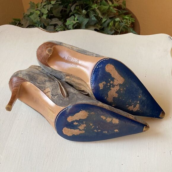 Anthropologie Rebecca Sanver Suede Tiger Print Bootie Size EUR 41 - Picture 9 of 16